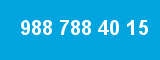 988 788 40 15 988 788 40 15
